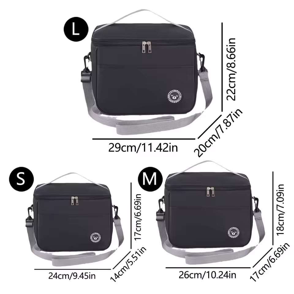 bolsa de almuerzo impermeable gruesa para estudiantes